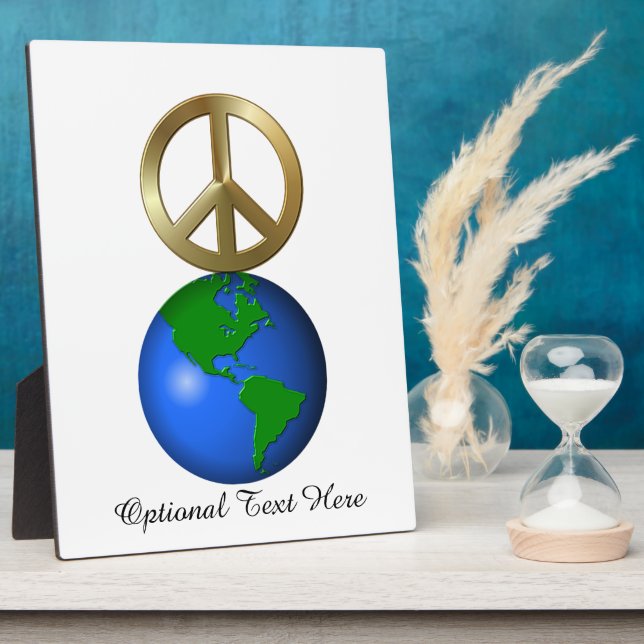 Peace on Earth Plaque (Side)