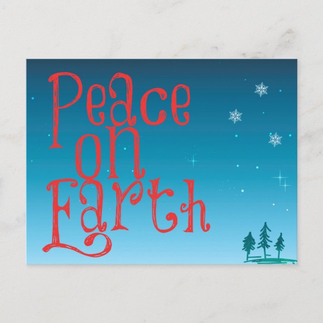 Peace on Earth Postcard (Front)