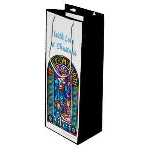 Peace on Earth Pre-Raphaelite bottle gift bag