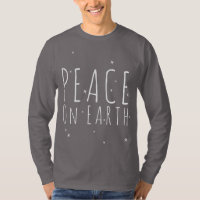 Peace on Earth Quote Snowflakes Holiday