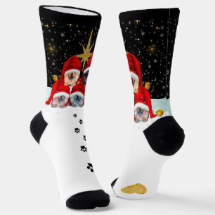 PEACE ON EARTH Rough Chow crew socks