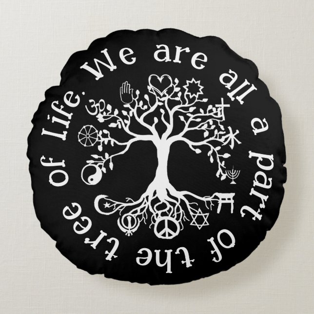 Peace on Earth Round Cushion (Front)