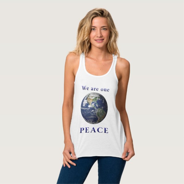 Peace on earth singlet (Front Full)