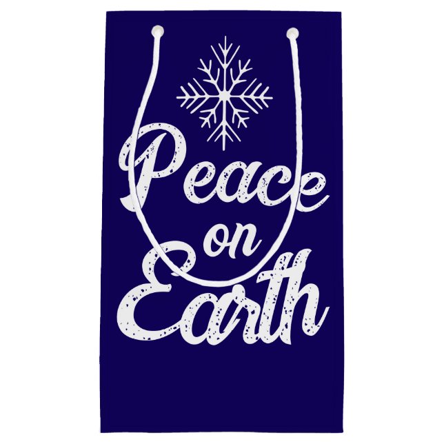 Peace on Earth Small Gift Bag  (Front)