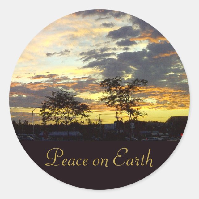 Peace on Earth Sticker by RoseWrites (Front)