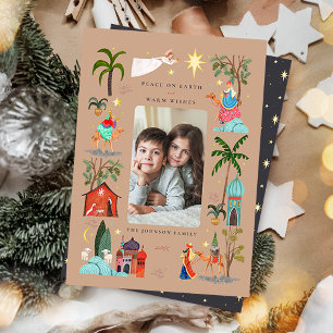 Peace on Earth Three Wise men Christmas Holiday Card