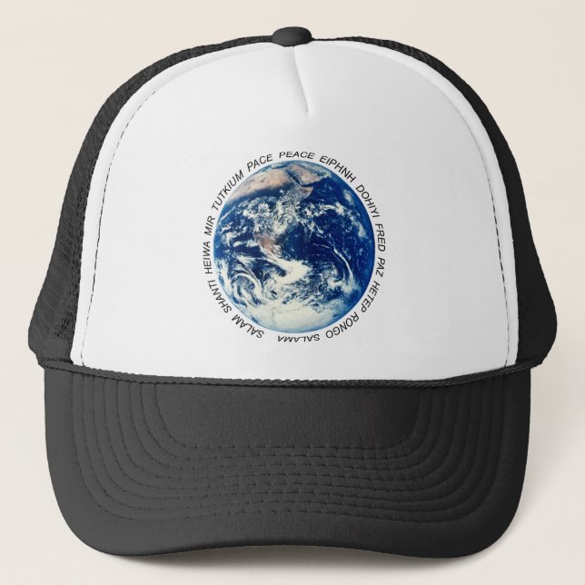Peace on Earth Trucker Hat (Front)