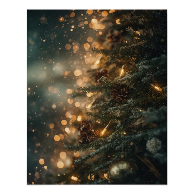 ‘Peace On Earth’ Vintage Christmas Poster (Front)