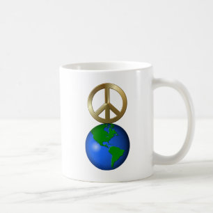 Peace on Earth Word Puzzle Coffee Mug