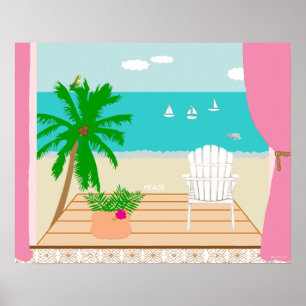 "Peace" original digital painting Poster