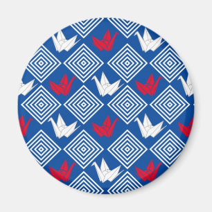 Peace Orizuru Pattern Magnet