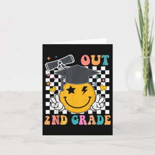 Peace Out 2nd Grade Graduation Last Day School Sec Card