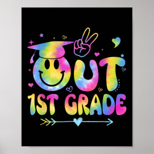 Peace Out 3rd Grade Cl Of 2025 Goodbye Graduation  Poster