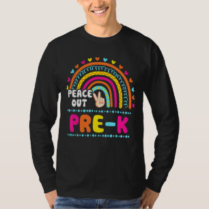 Peace Out 3rd Grade Teacher Last Day Of School Cut T-Shirt