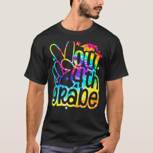 Peace Out 4th Grade Graduation Last Day Of School  T-Shirt