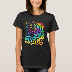 Peace Out 5th Grade Graduation Last Day Of School  T-Shirt