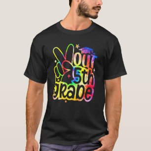 Peace Out 5th Grade Graduation Last Day Of School  T-Shirt