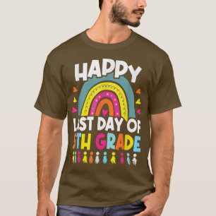 Peace Out 5th Grade Graduation Last Day School 202 T-Shirt