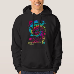 Peace Out 7th Grade Quarantined Grad 2022 Graduati Hoodie