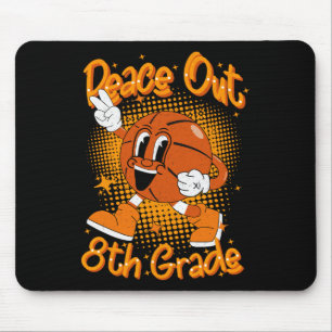 Peace Out 8th Eighth Grade Graduation Last Day Of Mouse Pad