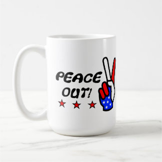 Peace Out America!   Coffee Mug