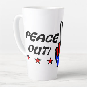 Peace Out America!   Latte Mug