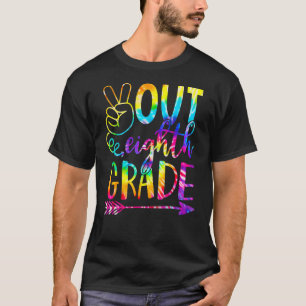 Peace Out Eighth 8th Grade Happy Last Day Of Schoo T-Shirt