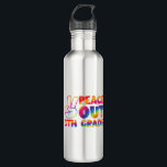 Peace Out Fifth Grade Tie Dye Last Day 5th Grade  710 Ml Water Bottle<br><div class="desc">Peace Out Fifth Grade Tie Dye Last Day 5th Grade</div>