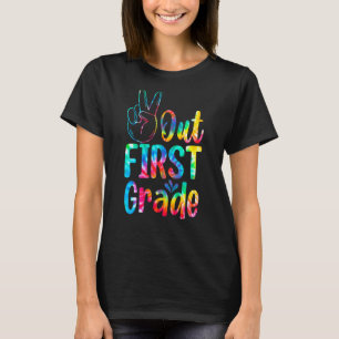 Peace Out First Grade Last Day Of School 1st Grad T-Shirt