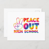 Peace Out High School Tie Dye Last Day Of School