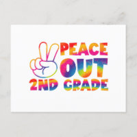 Peace Out Second Grade Tie Dye Last Day 2nd Grade