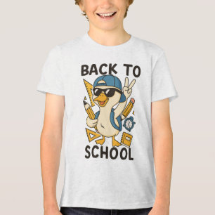 🧢 Peace Out, Summer — It’s School Time! 🕶️ Tri-Blend Shirt