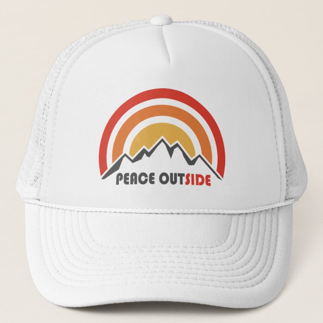 Peace Outside Trucker Hat (Front)