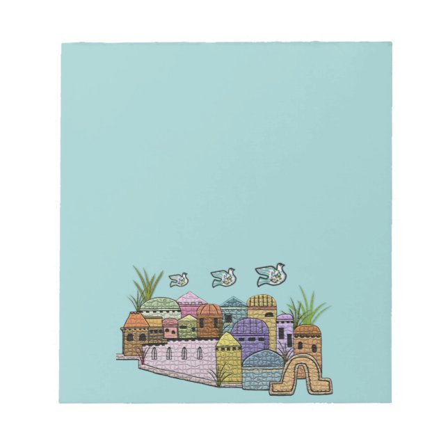 Peace over Jerusalem Notepad (Front)