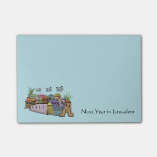 Peace over Jerusalem Post It Notes