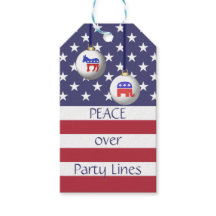 Peace Over Party Lines Patriotic Christmas