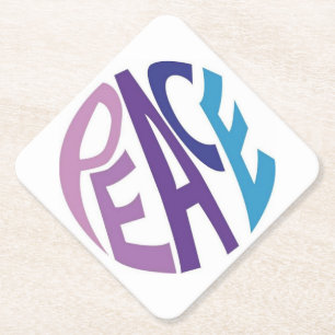PEACE PAPER COASTER