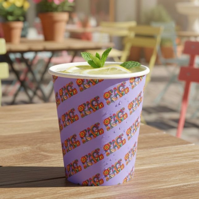 Peace Paper Cups (Creator Uploaded)