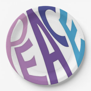 PEACE PAPER PLATE