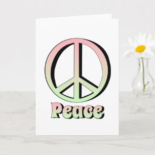 Peace (Pastel) Card