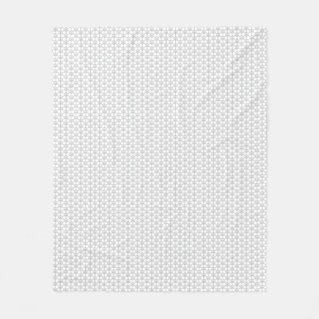 Peace Pattern Fleece Blanket (Front)