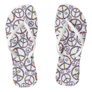 peace, peace, peace jandals