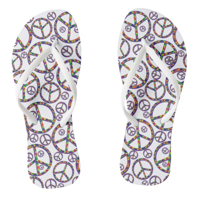 peace, peace, peace jandals (Footbed)
