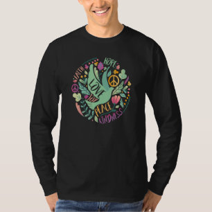 Peace Peace Sign For Men And Women T-Shirt