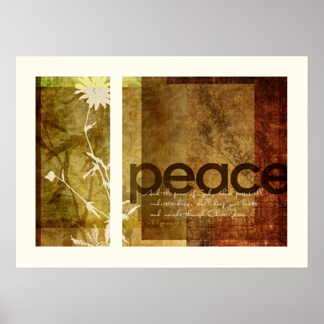Peace | Philippians 4:7 Poster (Front)
