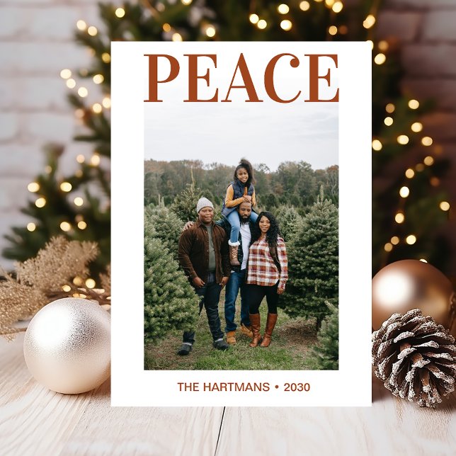 Peace Photo  Holiday Card (Creator Uploaded)
