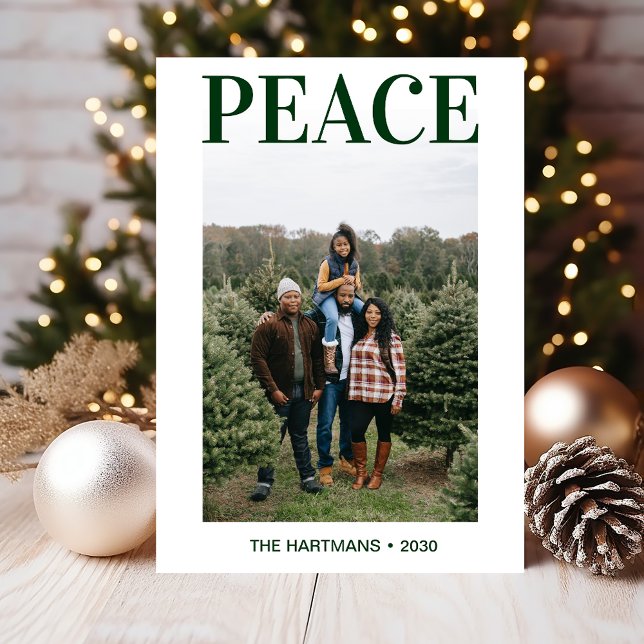 Peace Photo  Holiday Card (Creator Uploaded)