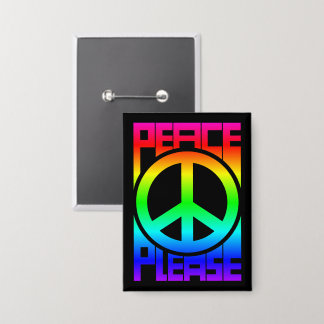 Peace Please Rainbow Lettering