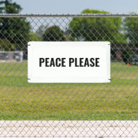 Peace please white black simple anti war protest