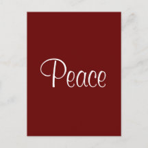 Peace Post Card